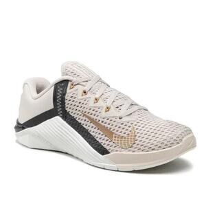 Nike Metcon 6 Sneakers Low Top Lace Up Mesh Light Orewood Brown Cream 8.5